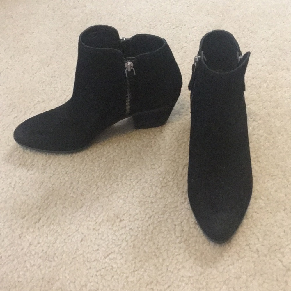 Frye black booties size 8
